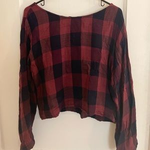 Cloth & Stone Women’s Checked Top (M)